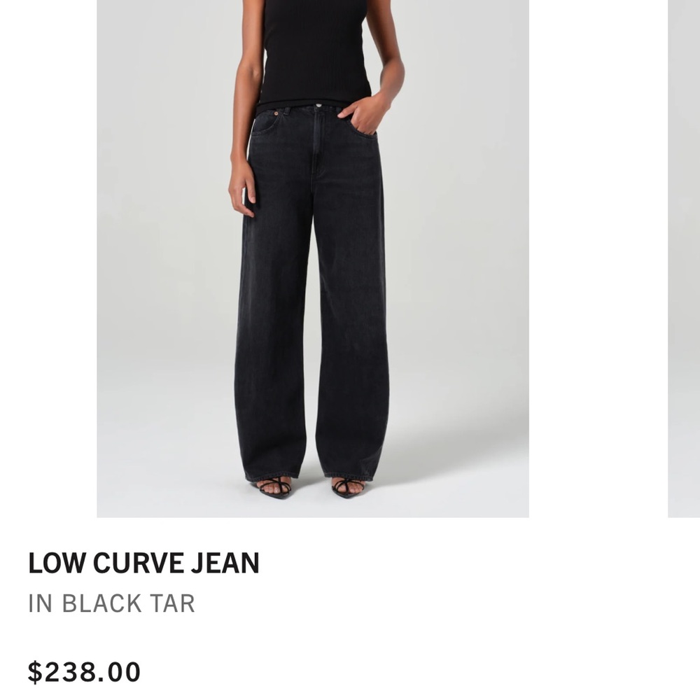 Agolde low curve jeans